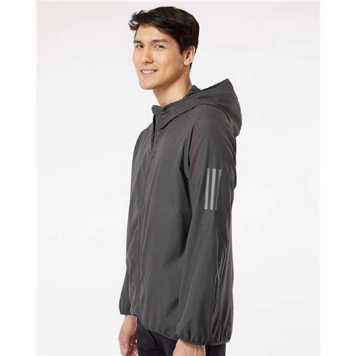 Adidas Hooded Full-Zip Windbreaker -