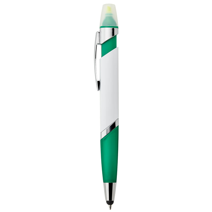 Cynthia 3-in-1 ballpoint pen/stylus/highlighter