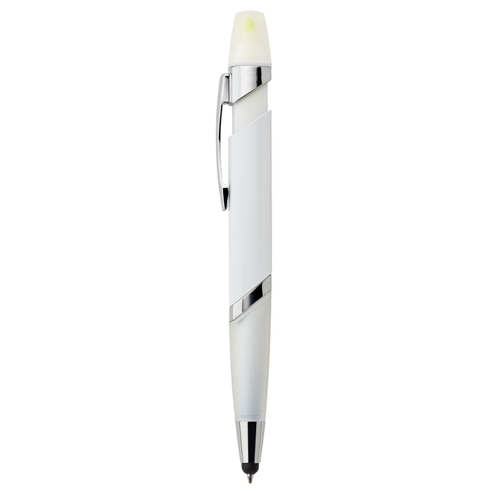 Cynthia 3-in-1 ballpoint pen/stylus/highlighter