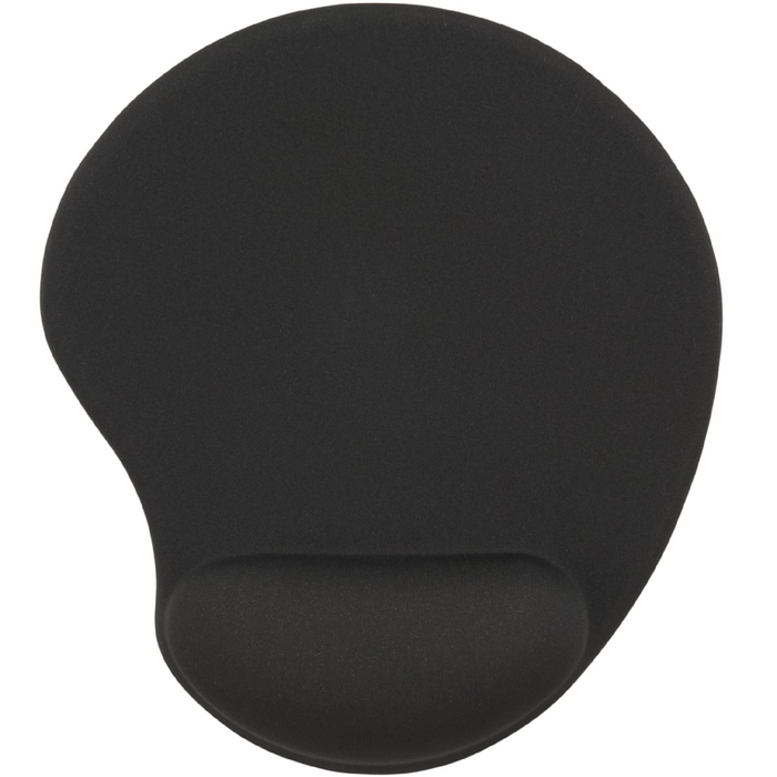 Front and Blank view of the Solid Jersey Gel Mouse Pad / Wrist Rest