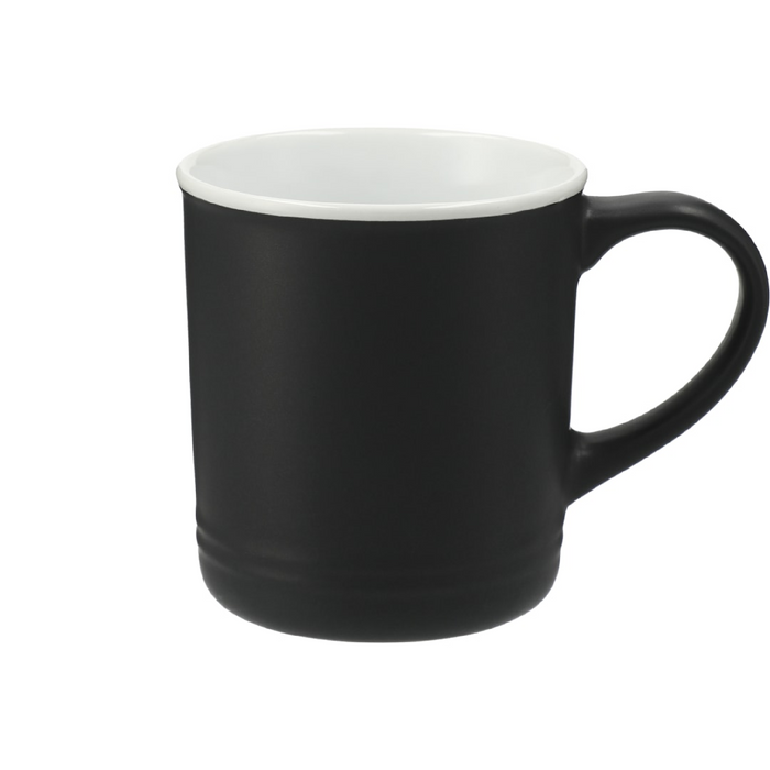Front and Blank view of the Bronx 12oz Ceramic Mug