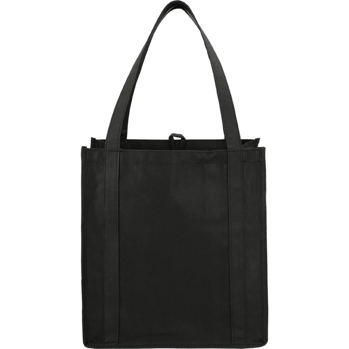 Front and Blank view of the Little Juno Non-Woven Grocery Tote