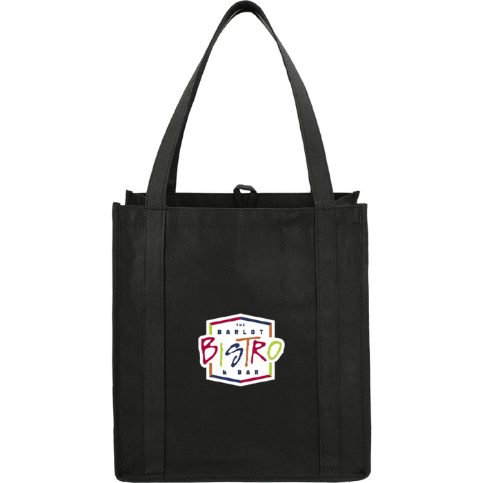 Front and Part Default Image view of the Little Juno Non-Woven Grocery Tote