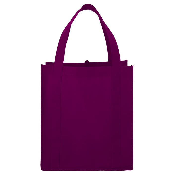 Front and Blank view of the Little Juno Non-Woven Grocery Tote