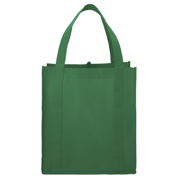 Front and Blank view of the Little Juno Non-Woven Grocery Tote