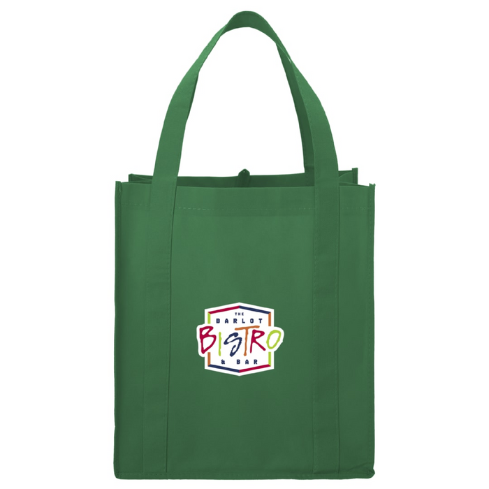Front and Part Default Image view of the Little Juno Non-Woven Grocery Tote