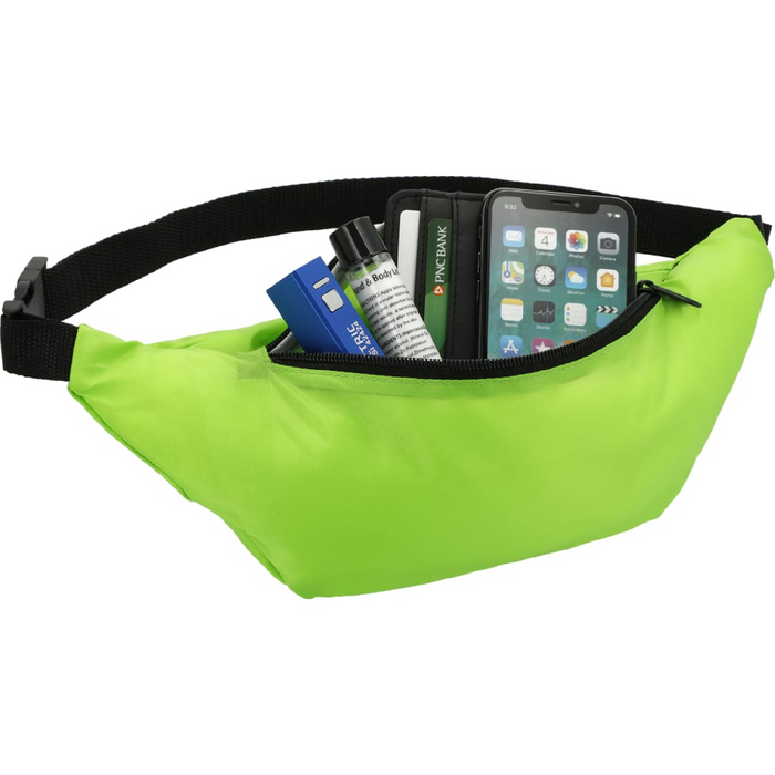 Angle-Right and Blank view of the Hipster Recycled rPET Fanny Pack
