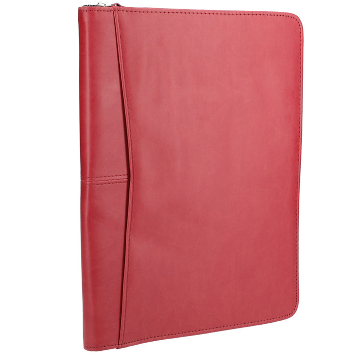 Front and Blank view of the Pedova ™ Zippered Padfolio