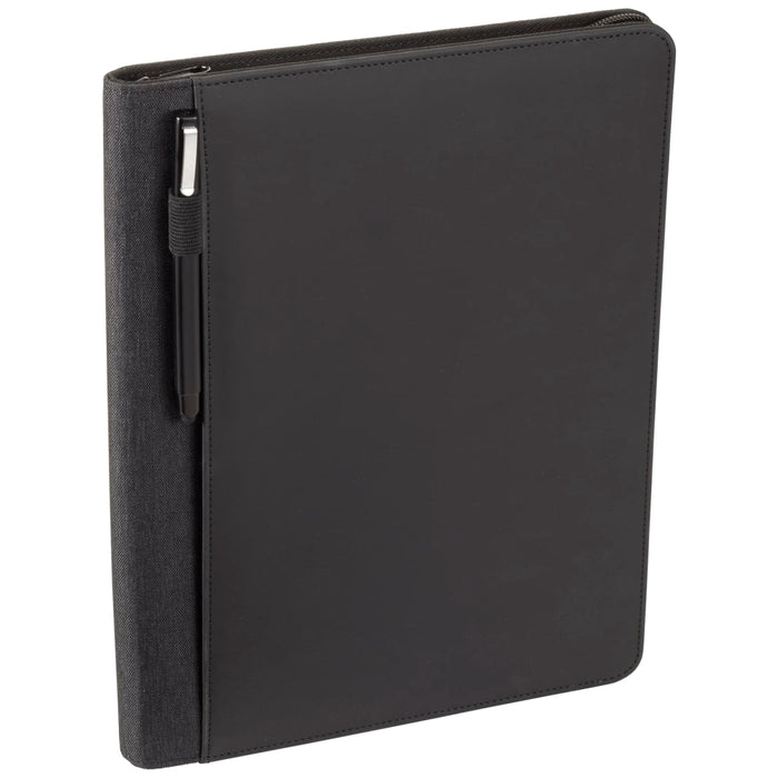 Vienna Heathered Zippered Padfolio