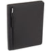 Angle-Right and Blank view of the Vienna Heathered Zippered Padfolio