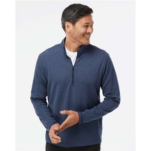 Adidas 3-Stripes Quarter-Zip Sweater