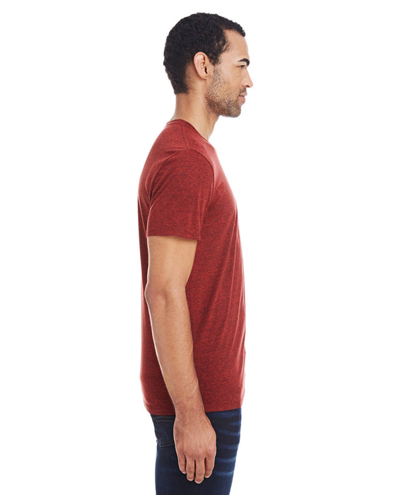 Right view of the Threadfast Unisex Triblend Short-Sleeve T-Shirt