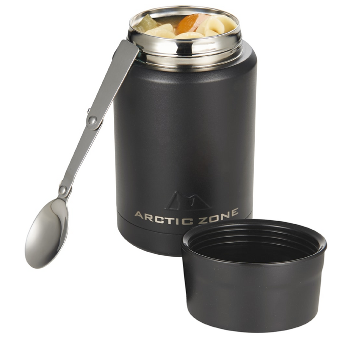 Front and Blank view of the Arctic Zone ® Titan Copper Insulated Food Storage