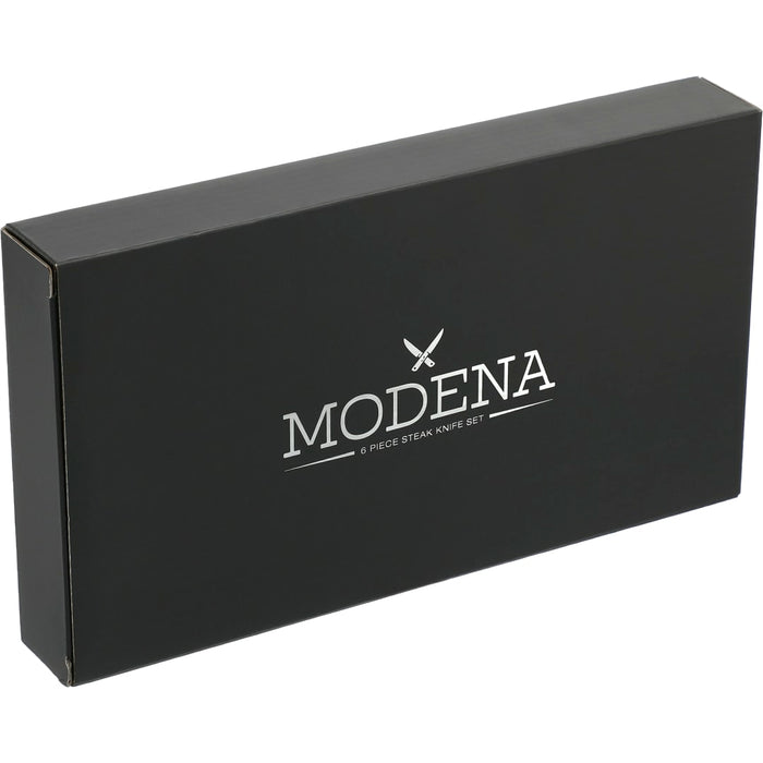 Angle-Right view of the Modena 6-Piece Steak Knife Set