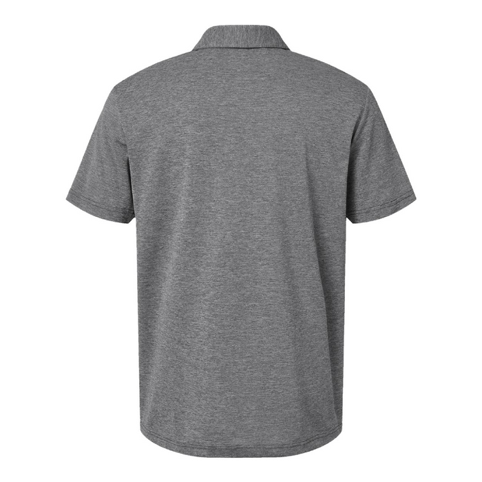 Rear view of the Adidas Heathered Polo - 