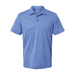 Front view of the Adidas Heathered Polo - 