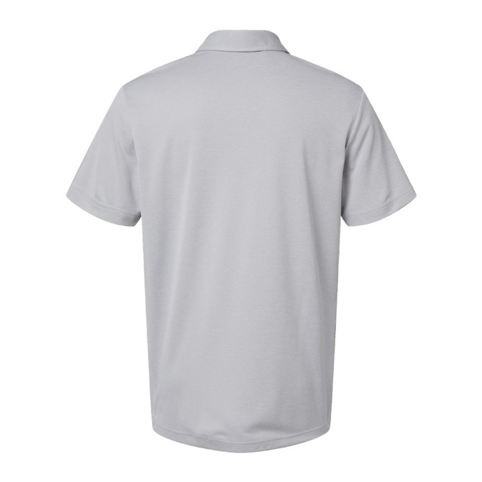 Rear view of the Adidas Heathered Polo - 