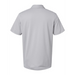 Rear view of the Adidas Heathered Polo - 