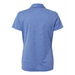Rear view of the Adidas Women's Heathered Polo