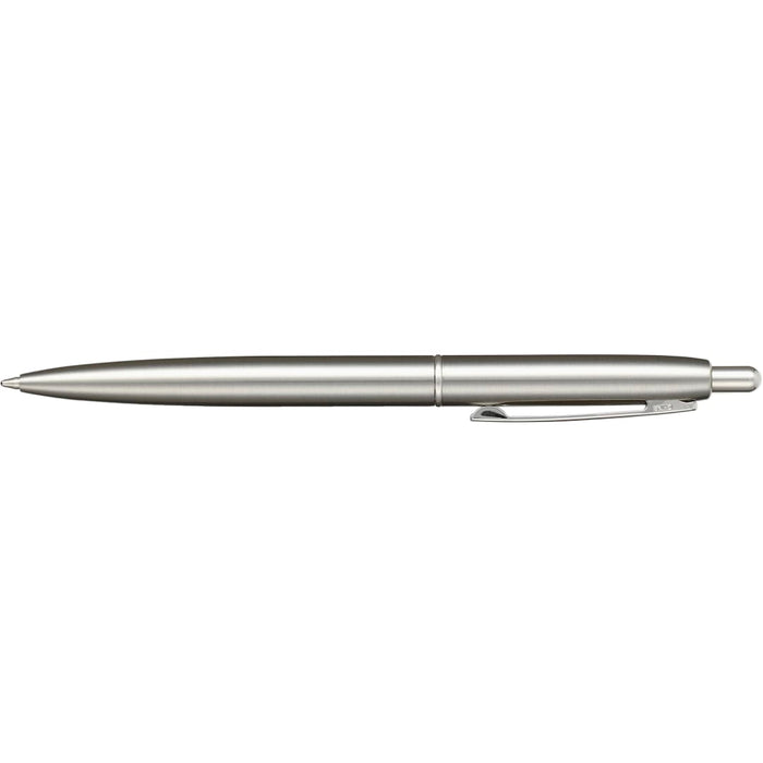 Left-Side and Blank view of the Recycled Stainless Steel Ballpoint Pen