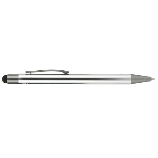 Angle-Right and Blank view of the Recycled Aluminum Gel Ballpoint Stylus