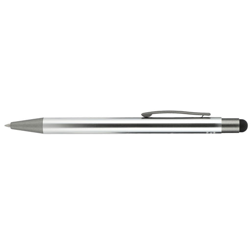 Right-Side and Blank view of the Recycled Aluminum Gel Ballpoint Stylus