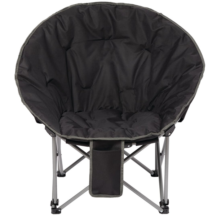 Front and Blank view of the Folding Moon Chair (400lb Capacity)