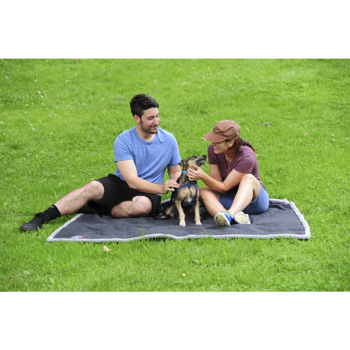 Front view of the Field & Co. ® Oversized Wool Sherpa Blanket