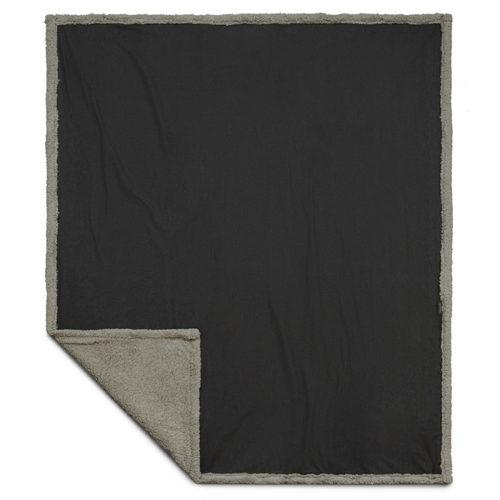 Angle-Right and Blank view of the Field & Co. ® Oversized Wool Sherpa Blanket