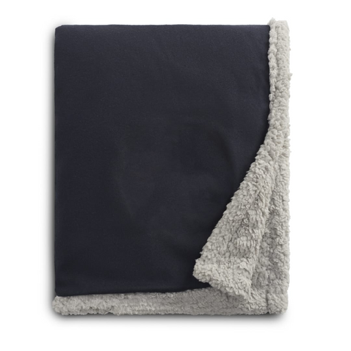 Front and Blank view of the Field & Co. ® Oversized Wool Sherpa Blanket