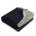 Front and Blank view of the Field & Co.® Oversized Wool Sherpa Blanket