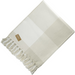 Front and Blank view of the Field & Co. 100% Organic Cotton Check Throw Blanket