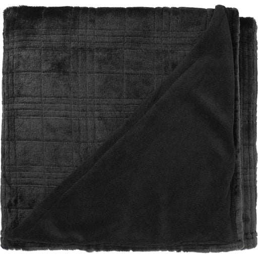 Front and Blank view of the Luxury Comfort Flannel Fleece Blanket