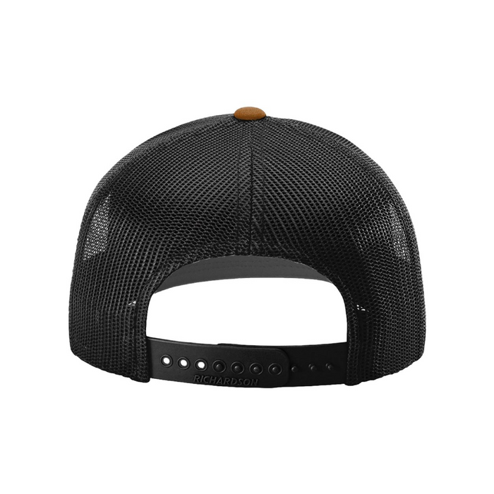 Rear view of the Richardson Snapback Trucker Cap - 
