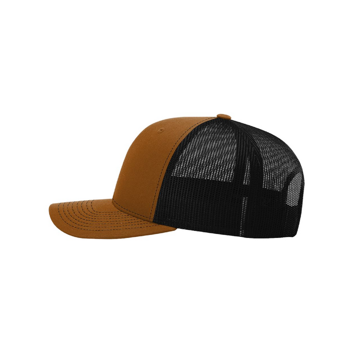 Left view of the Richardson Snapback Trucker Cap - 