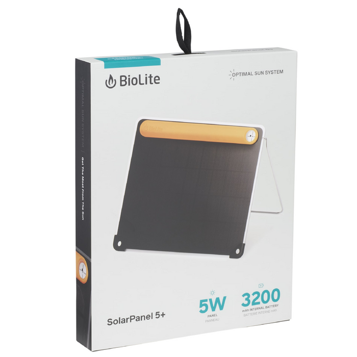 Angle-Right view of the BioLite SolarPanel 5+