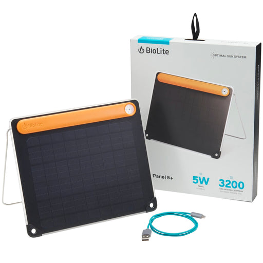 Angle-Right and Blank view of the BioLite SolarPanel 5+