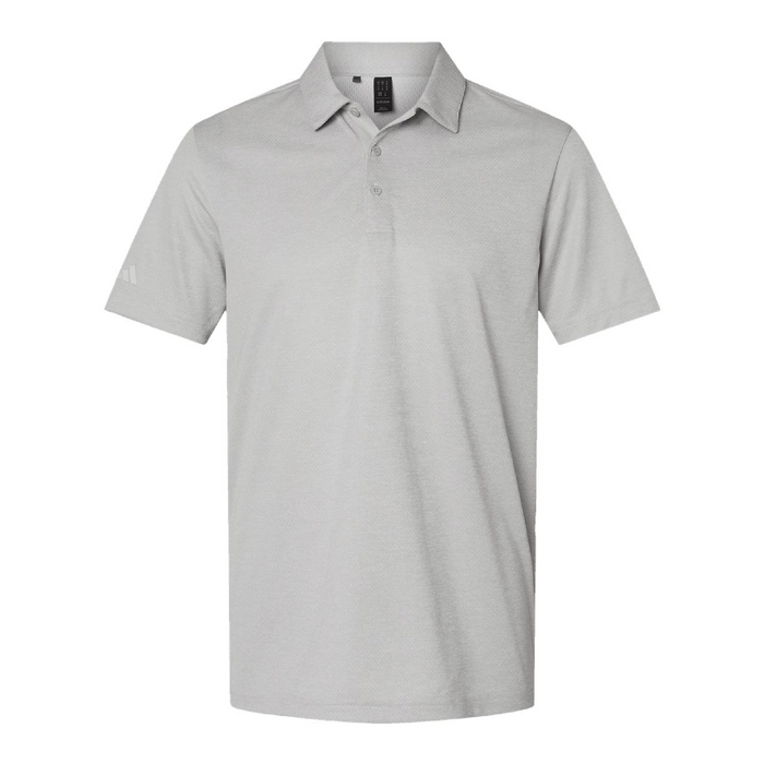 Front view of the Adidas Space Dyed Polo - 