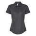 Front view of the Adidas Women's Space Dyed Polo