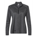 Front view of the Adidas Women's Space Dyed Quarter-Zip Pullover -