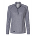 Front view of the Adidas Women's Space Dyed Quarter-Zip Pullover -