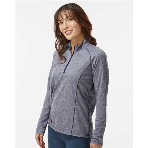 Adidas Women's Space Dyed Quarter-Zip Pullover -