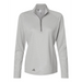 Front view of the Adidas Women's Space Dyed Quarter-Zip Pullover -
