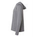 Left view of the Adidas Lightweight Performance Quarter-Zip Hooded Pullover