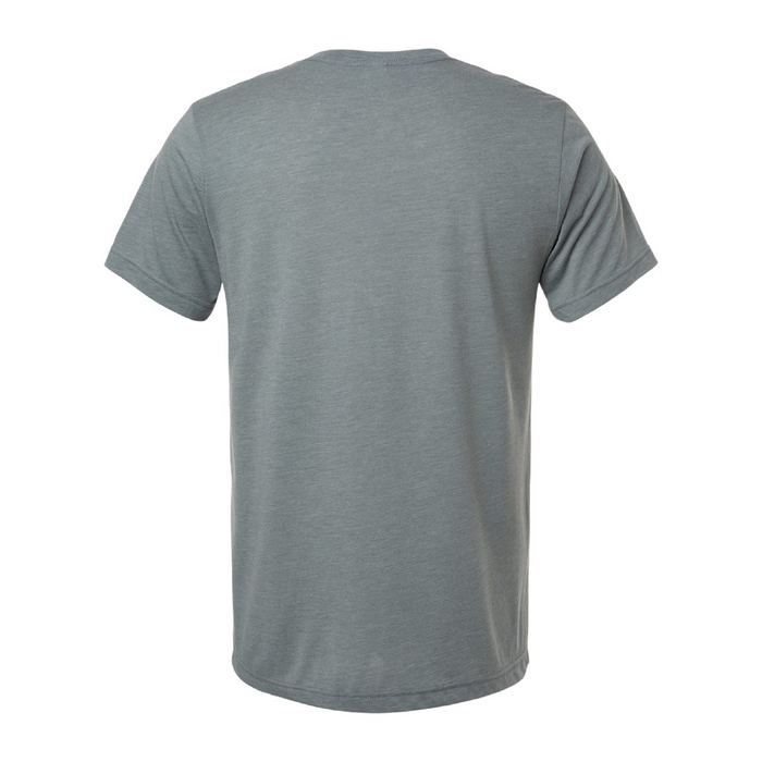 Rear view of the BELLA + CANVAS Triblend Tee -