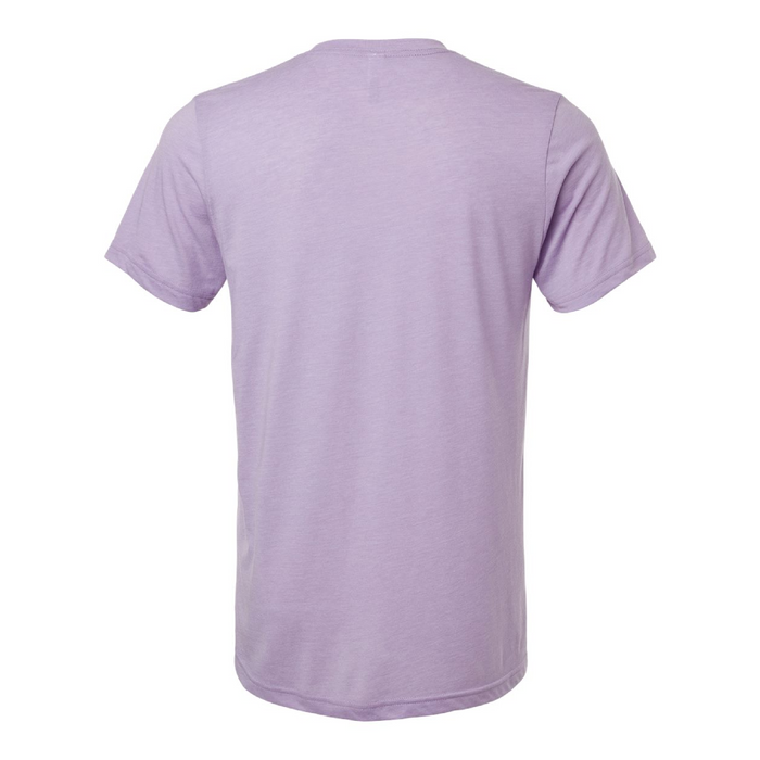 Rear view of the BELLA + CANVAS Triblend Tee -