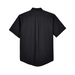 Rear view of the Men's Optimum Short Sleeve Twill Dress Shirt - 