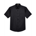 Front view of the Men's Optimum Short Sleeve Twill Dress Shirt - 