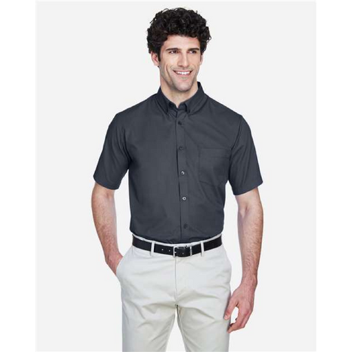 Men's Optimum Short Sleeve Twill Dress Shirt - 