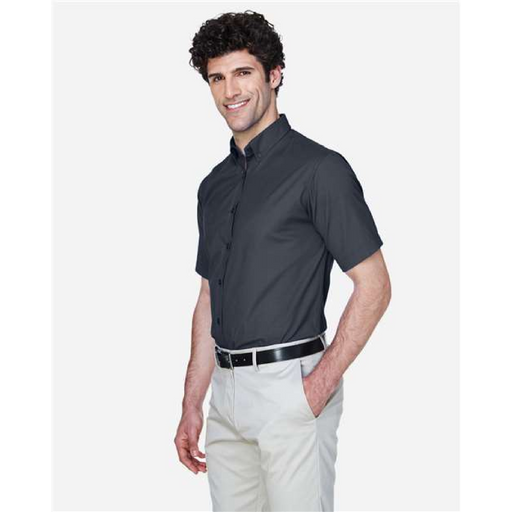 Men's Optimum Short Sleeve Twill Dress Shirt - 